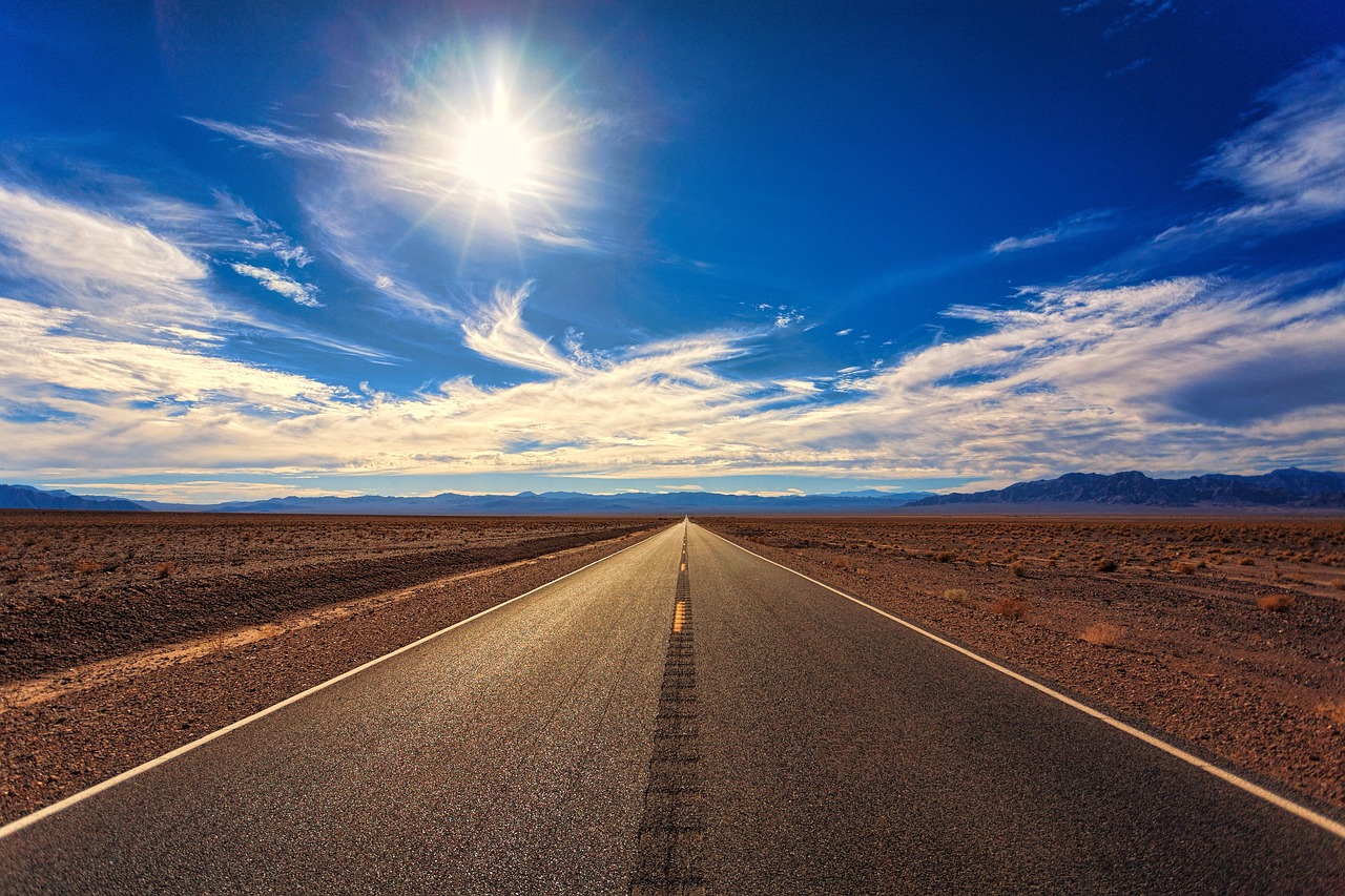 Car on Texas highway representing El Paso driving conditions